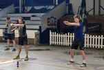 Eisbären schwitzen beim Sommertraining